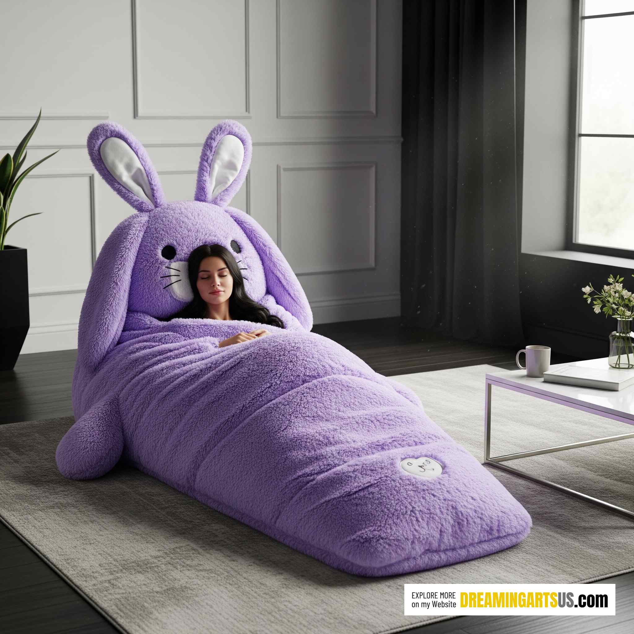 2025 Latest Fluffy Rabbit Sleeping Bag: A Must-Have for Bunny Lovers